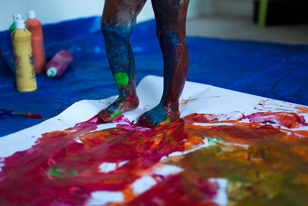 A perfect day to get messy